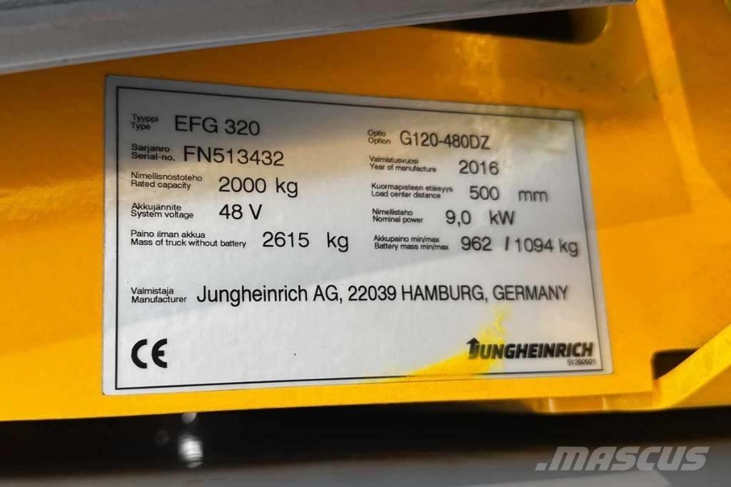 Jungheinrich EFG 320 Electric forklift trucks