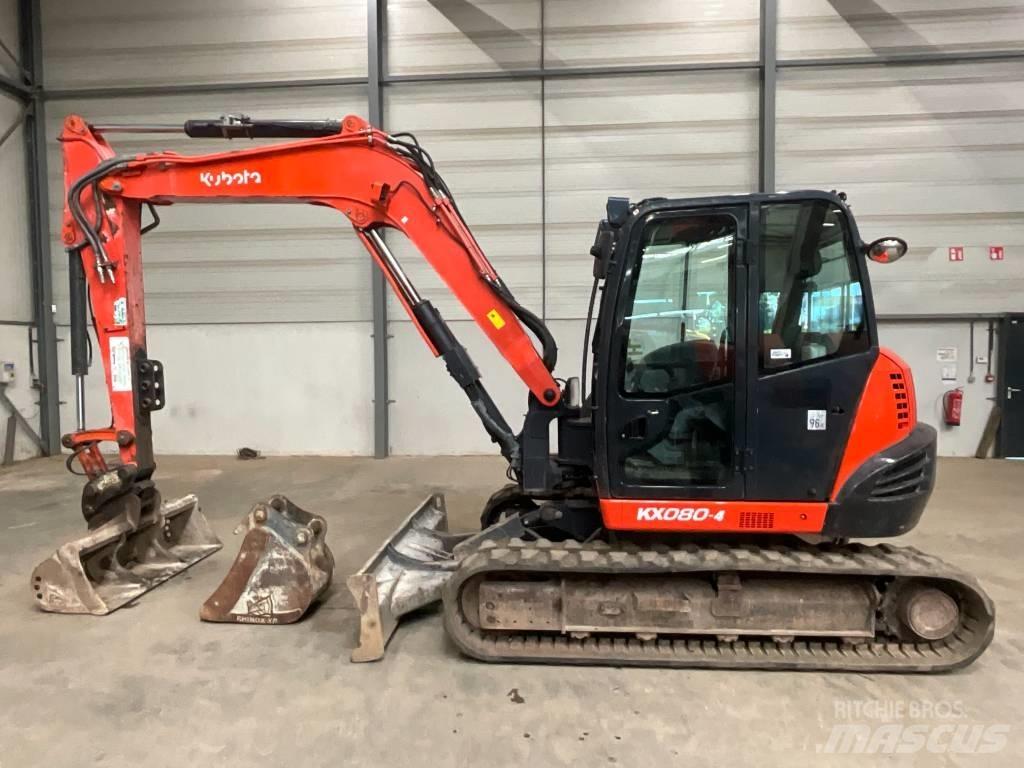 Kubota KX 080-4 Midi excavators  7t - 12t