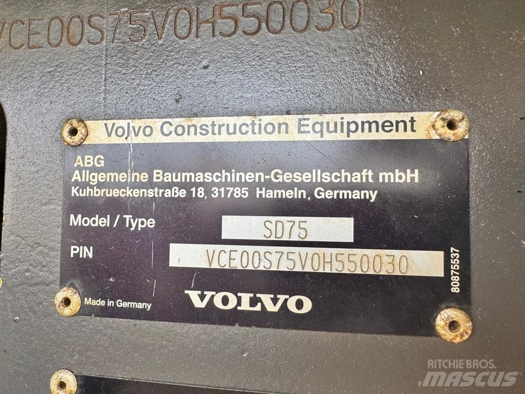 Volvo SD 75 Single drum rollers