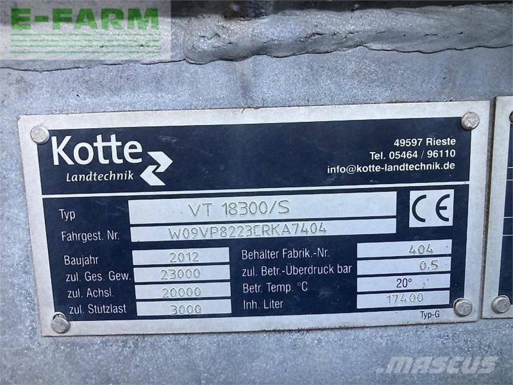  Gebo vt 18300 Manure spreaders