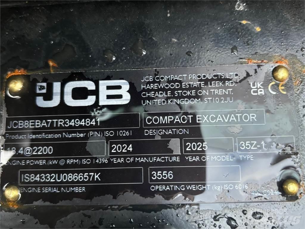 JCB 35Z-1 Mini excavators < 7t (Mini diggers)