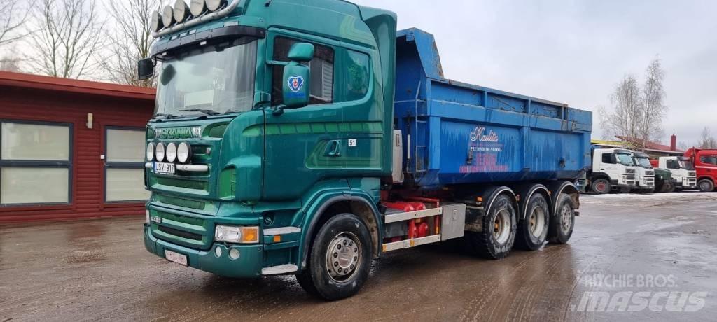 Scania R 480 Skip loader trucks