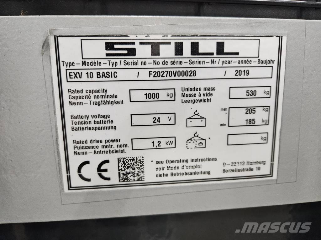 Still EVX 10 Basic Pedestrian stacker