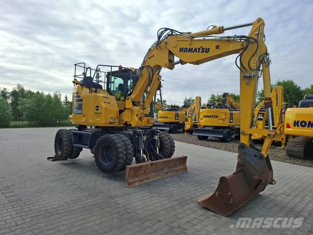 Komatsu PW 118MR-11 Wheeled excavators