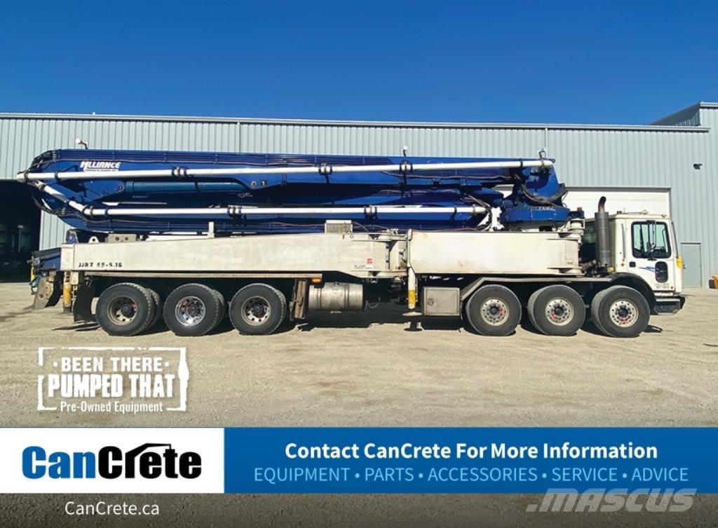 Alliance (#5507-1) 55M Concrete pump trucks
