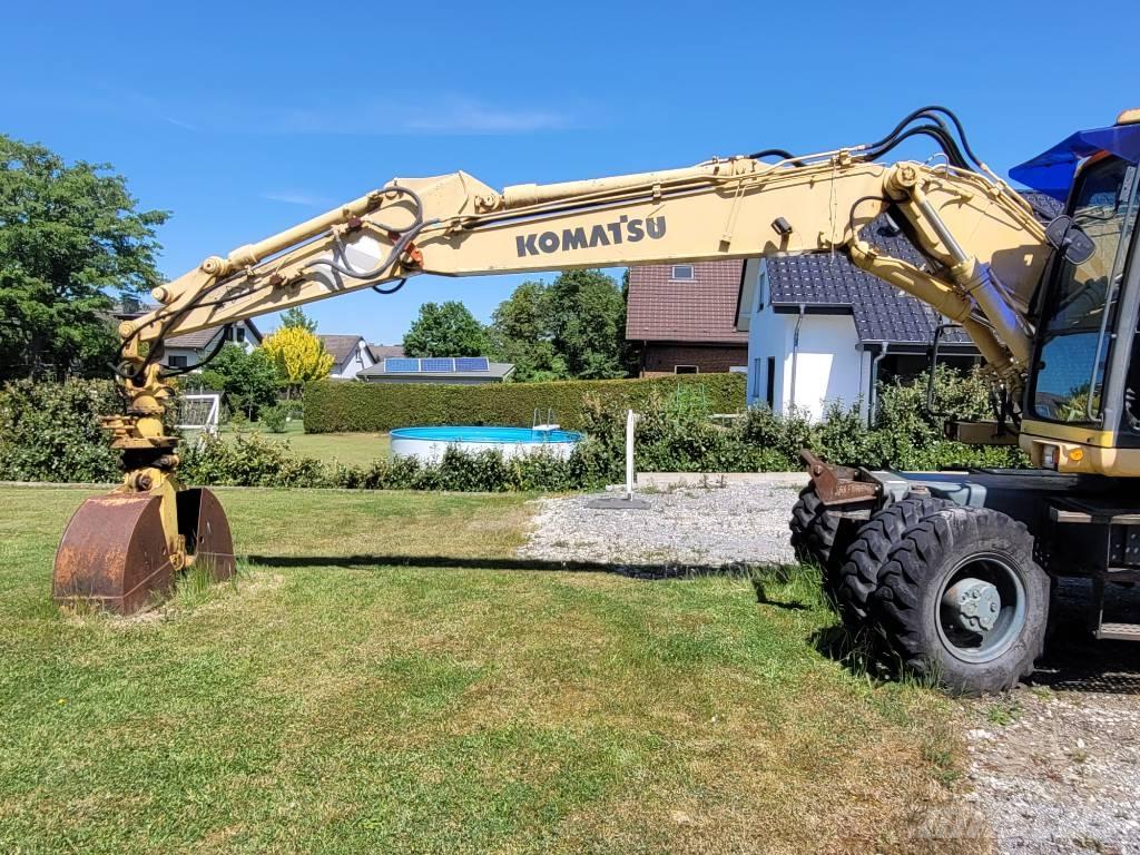 Komatsu PW160 ES-6K Wheeled excavators