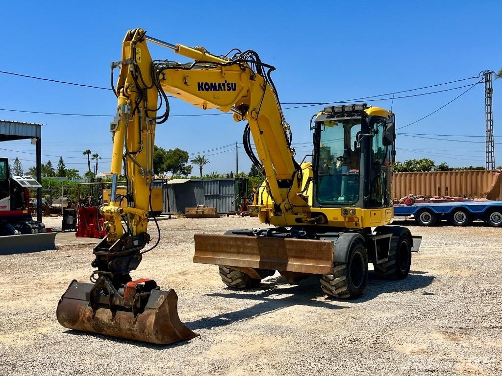 Komatsu PW 98 MR Wheeled excavators