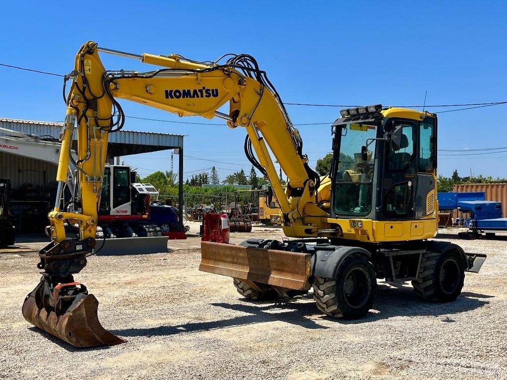 Komatsu PW 98 MR Wheeled excavators