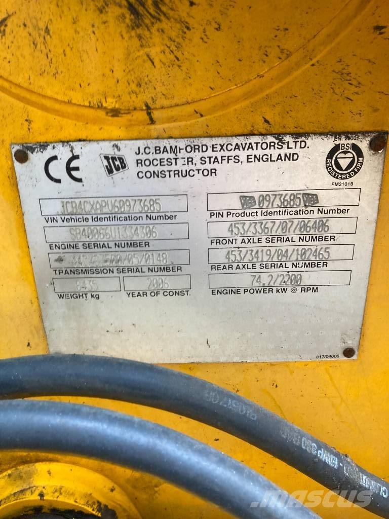 JCB 4 CX Backhoe loaders