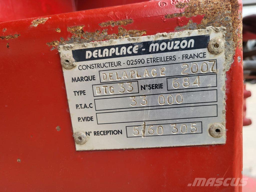 Delaplace 33 ton Tipper trailers