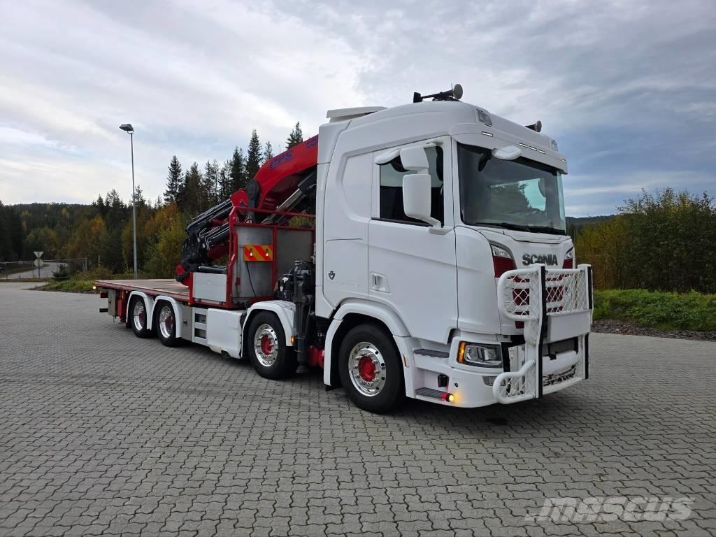 Scania R 650 Crane trucks