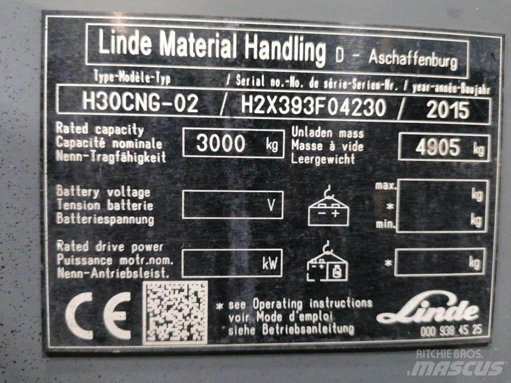 Linde H30CNG-02 LPG trucks