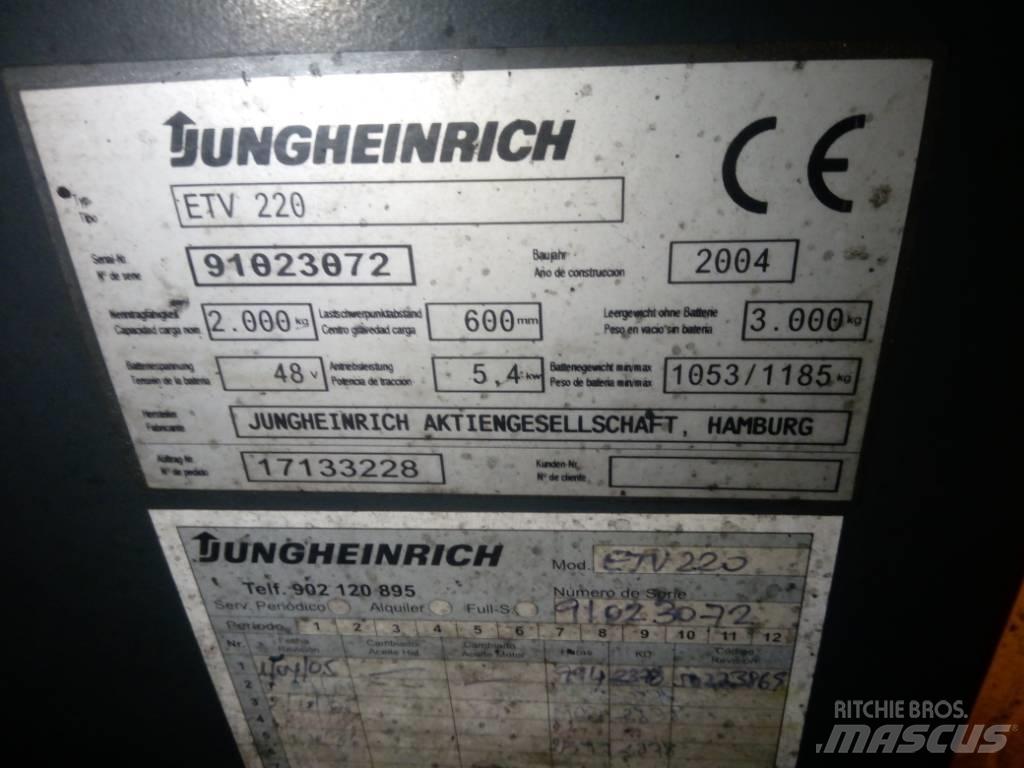 Jungheinrich ETV 220 Reach trucks