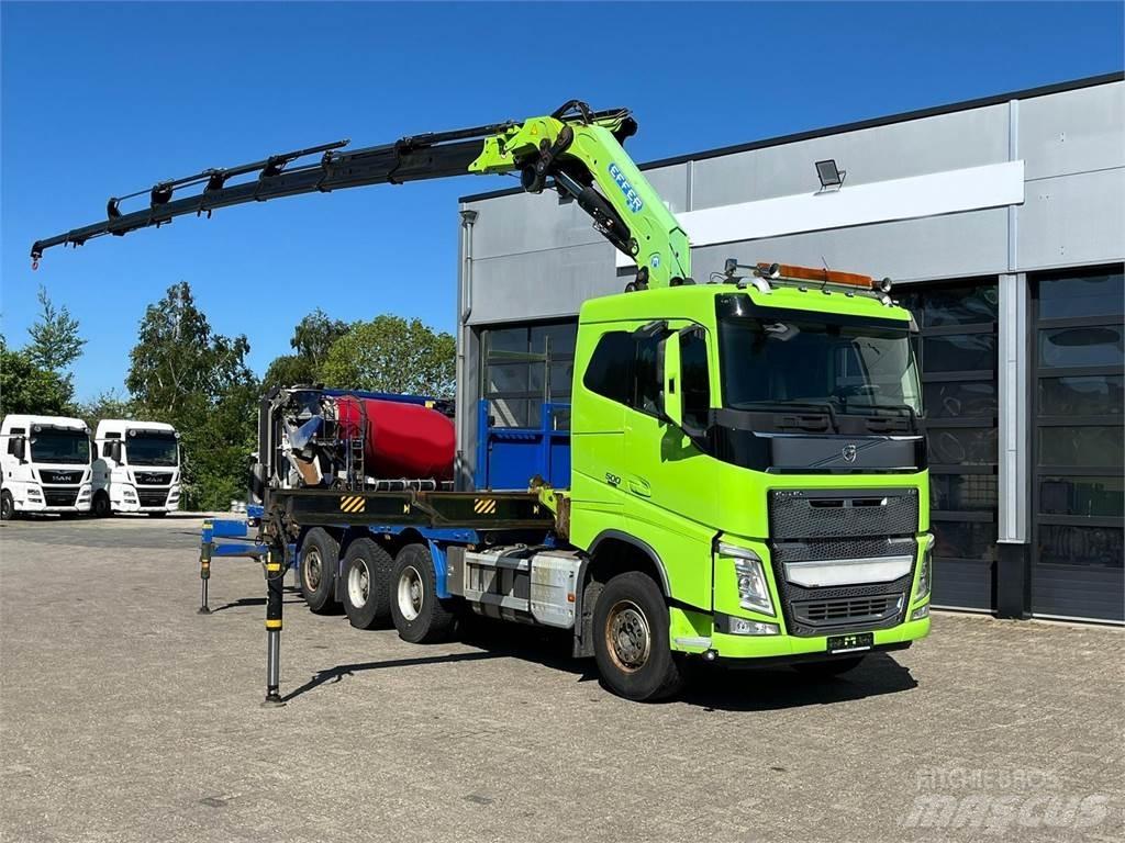 Volvo FH 500 8X4 Crane trucks
