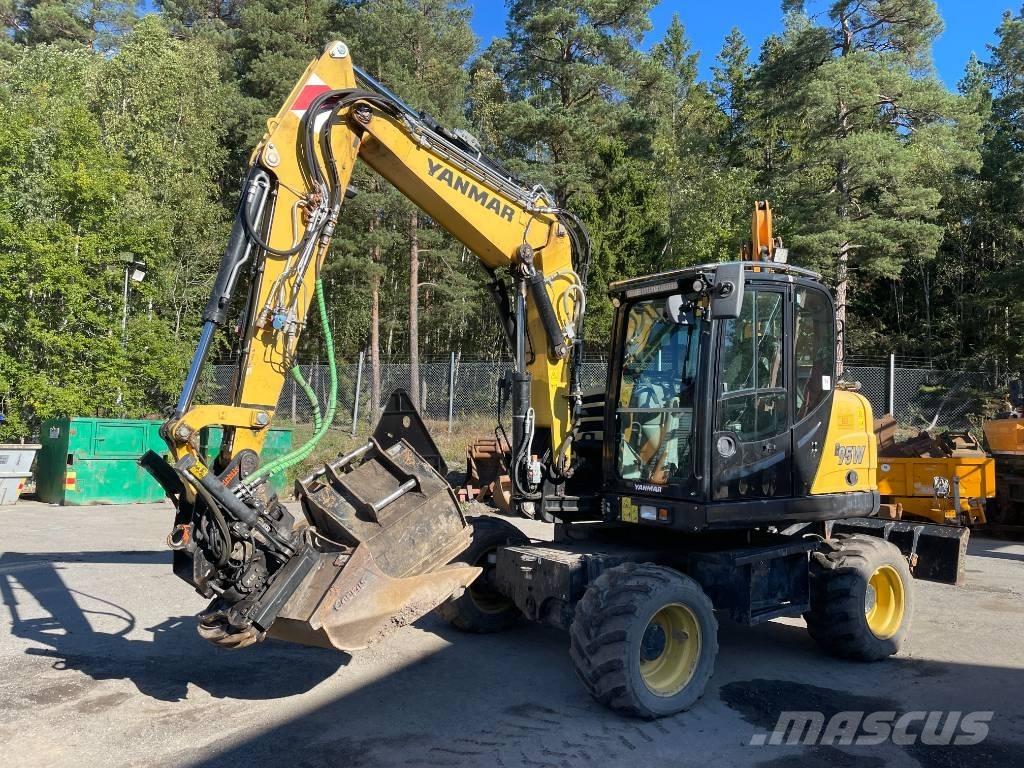 Yanmar B 95 W Wheeled excavators