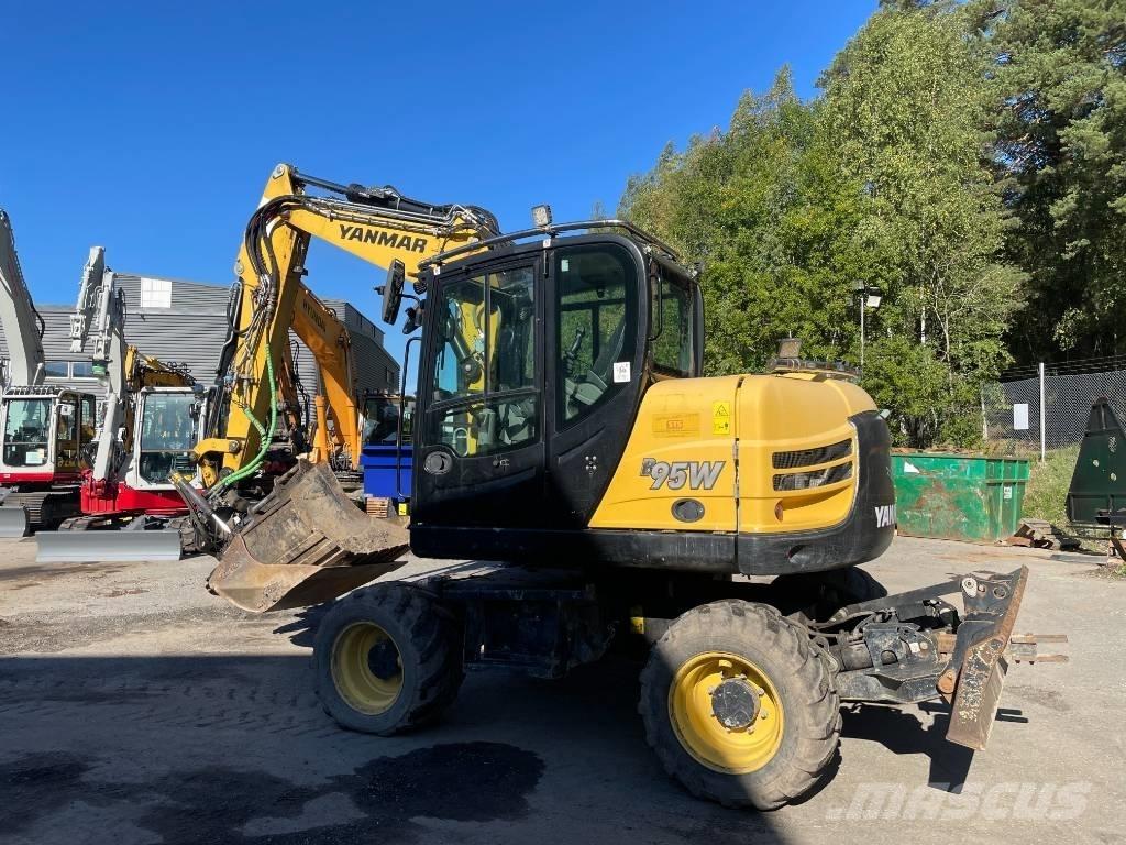 Yanmar B 95 W Wheeled excavators