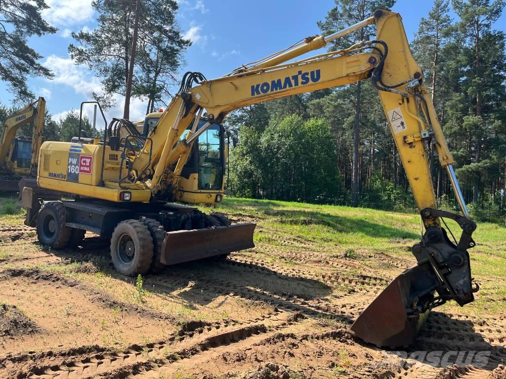 Komatsu PW 160-7 Wheeled excavators