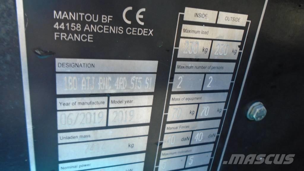 Manitou 180 ATJ Articulated boom lifts