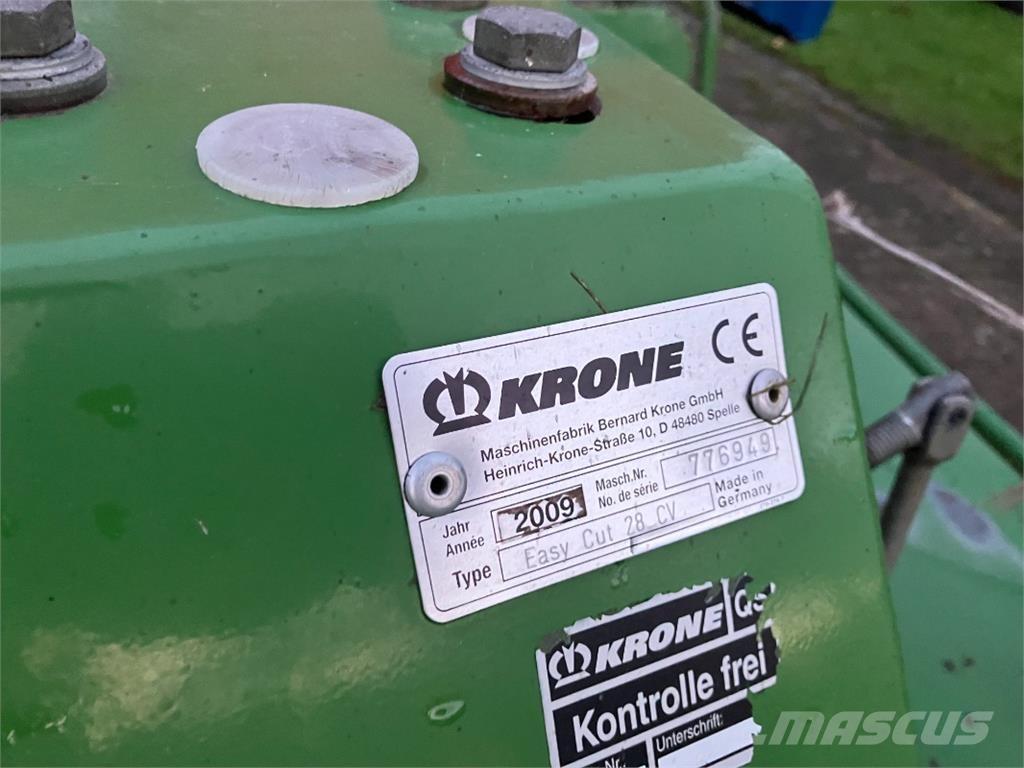 Krone EasyCut 28CV Mower-conditioners