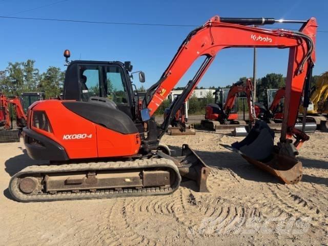 Kubota KX 080-4 Midi excavators  7t - 12t