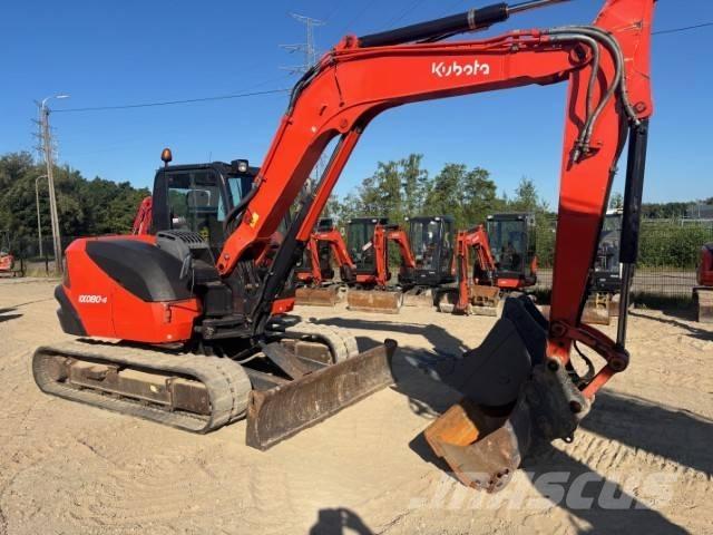 Kubota KX 080-4 Midi excavators  7t - 12t