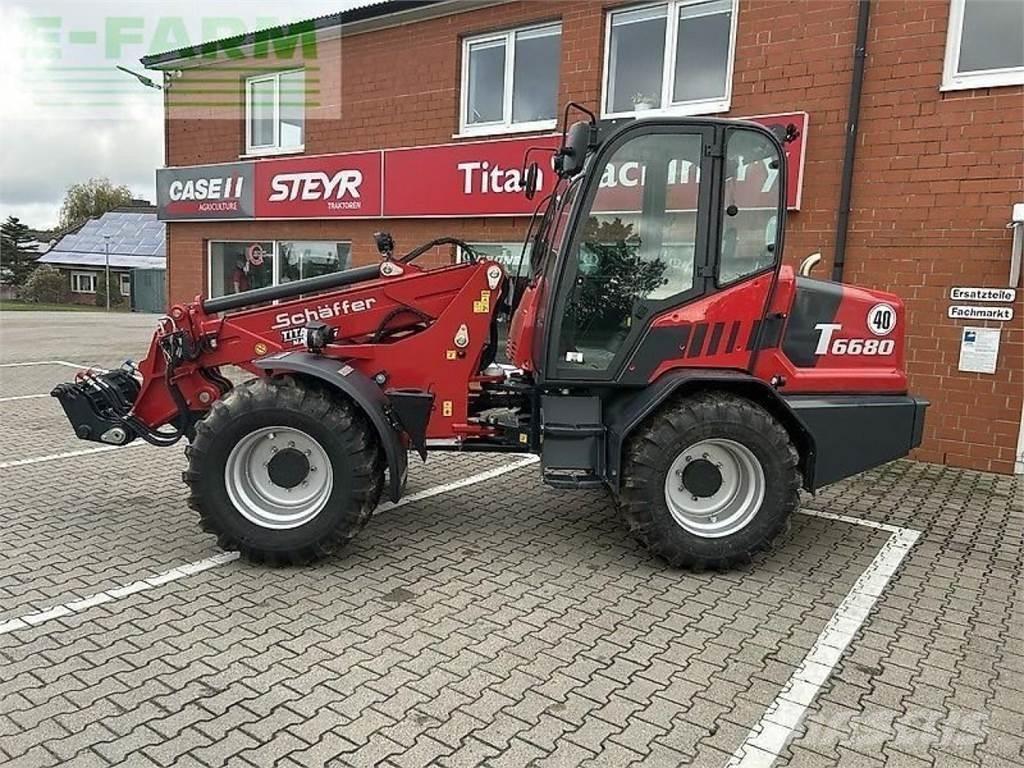 Schäffer 6680 t-2 Telehandlers for agriculture