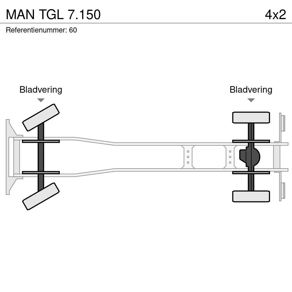 MAN TGL 7.150 Box body trucks