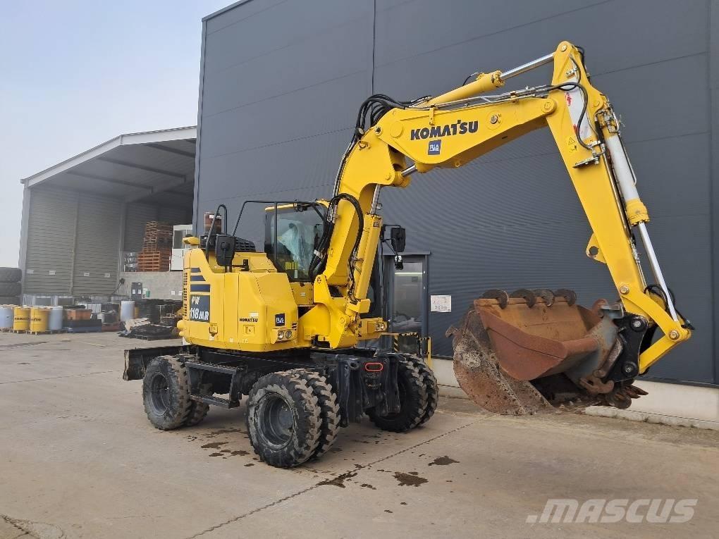 Komatsu PW118MR-11 Wheeled excavators