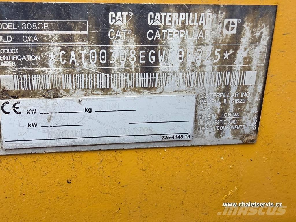 CAT 308 CR Midi excavators  7t - 12t