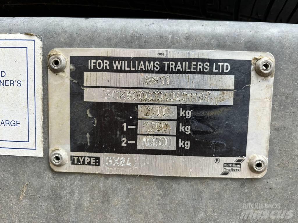 Ifor Williams GX84 Low loaders