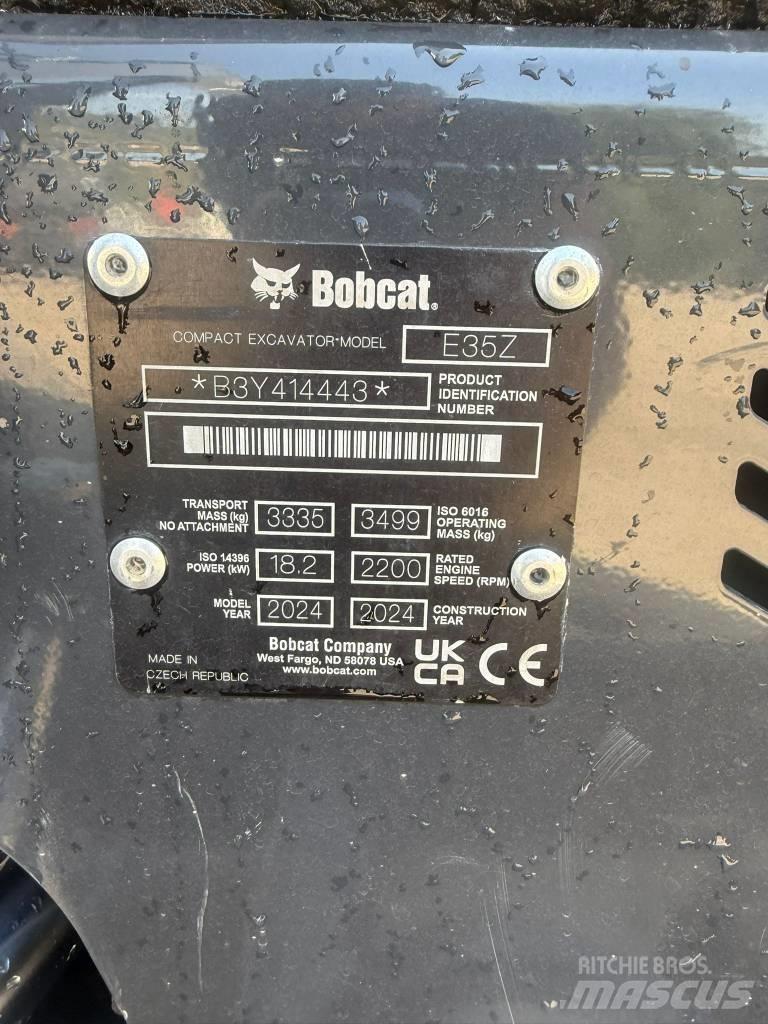 Bobcat E 35, 549h Mini excavators < 7t (Mini diggers)
