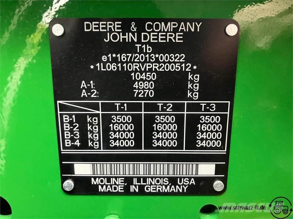 John Deere 6R 110 Tractors