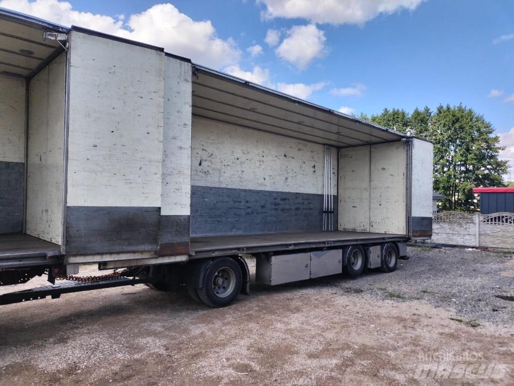 Floor 20 palet Box body trailers