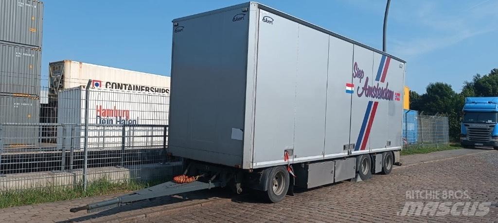Floor 20 palet Box body trailers