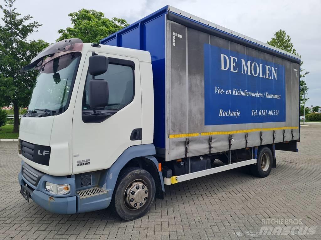 DAF LF 45.180 5.3m Curtainsider trucks