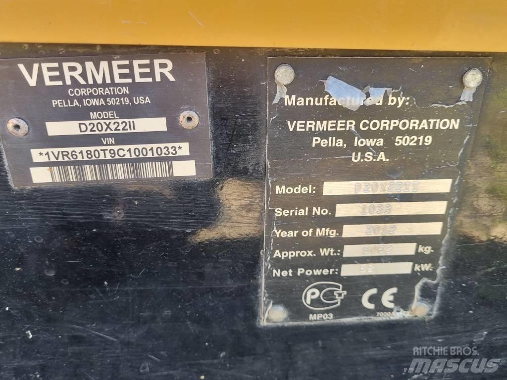 Vermeer D20x22II Horizontal Directional Drilling Equipment
