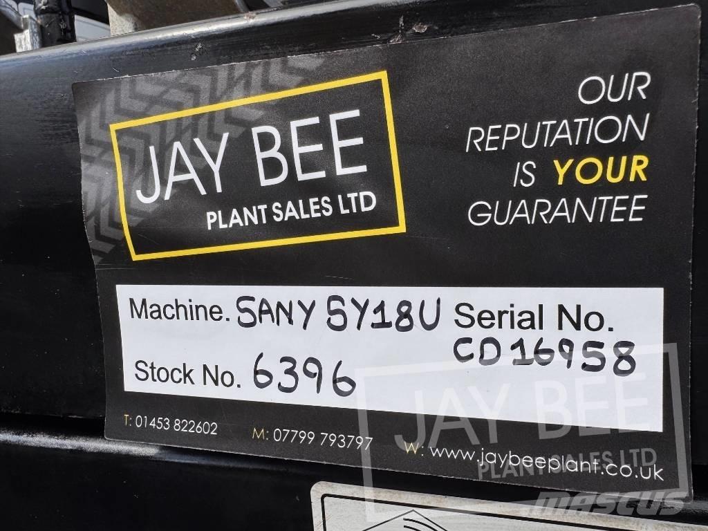 Sany SY18U Mini excavators < 7t (Mini diggers)