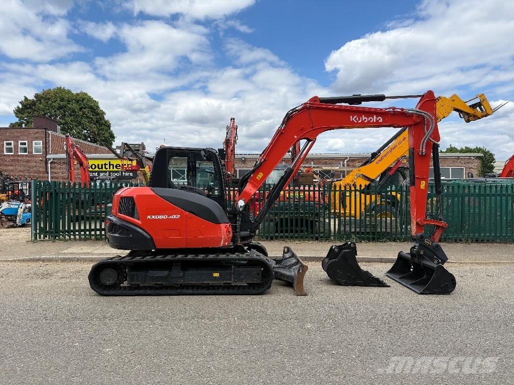 Kubota KX 080-4 Midi excavators  7t - 12t