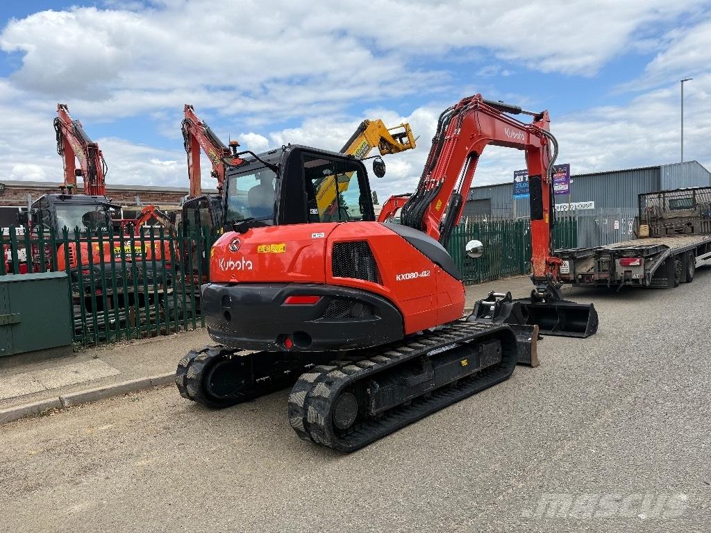 Kubota KX 080-4 Midi excavators  7t - 12t