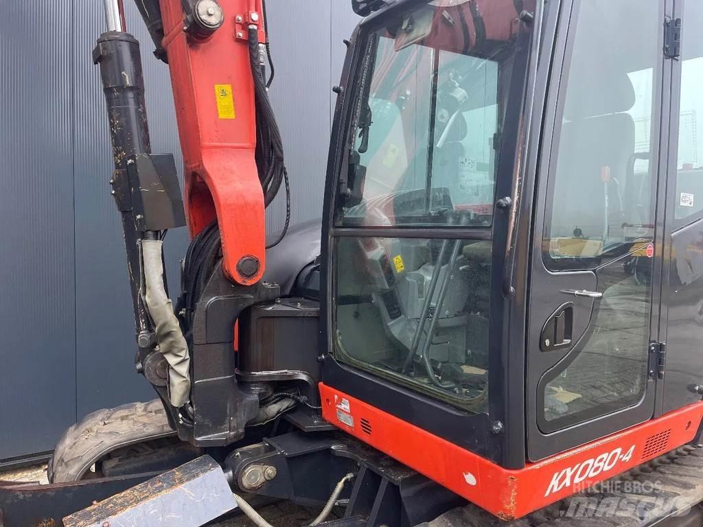 Kubota Kx080-4 Midi excavators  7t - 12t