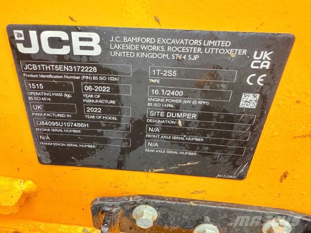 JCB 1 T-2S5 Site dumpers