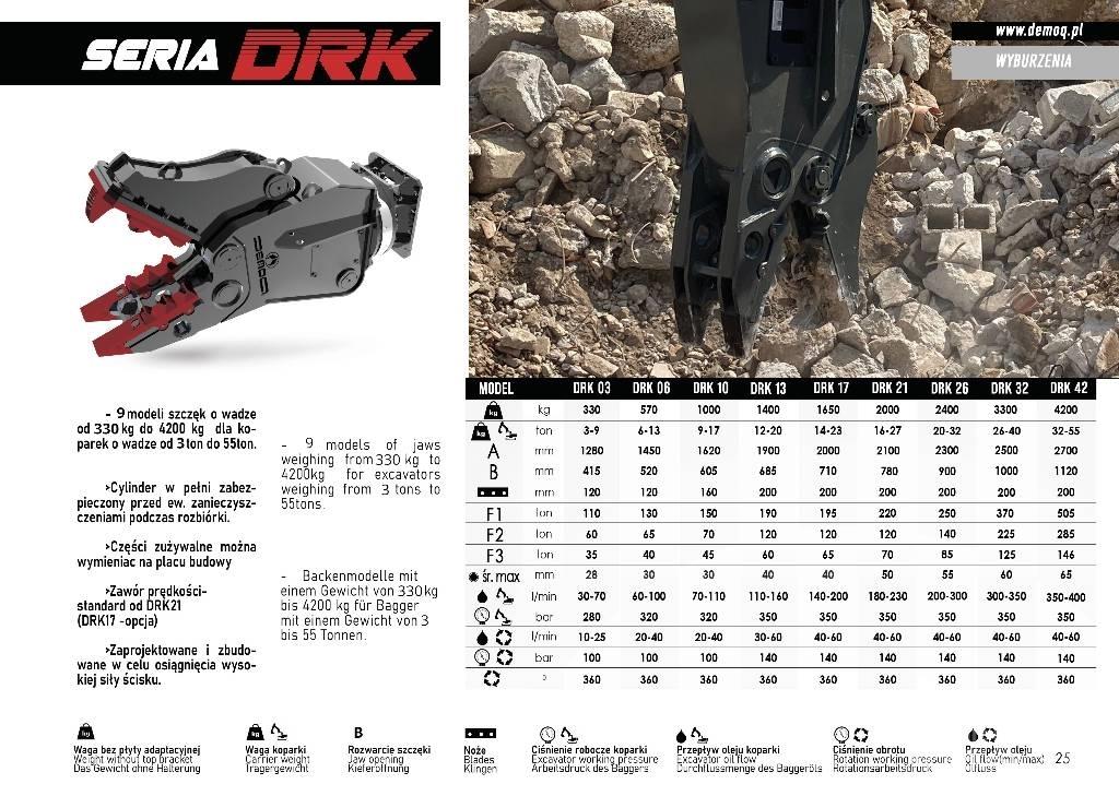  DEMOQ DRK17 Pulveriser  (Demolition Crusher ) 