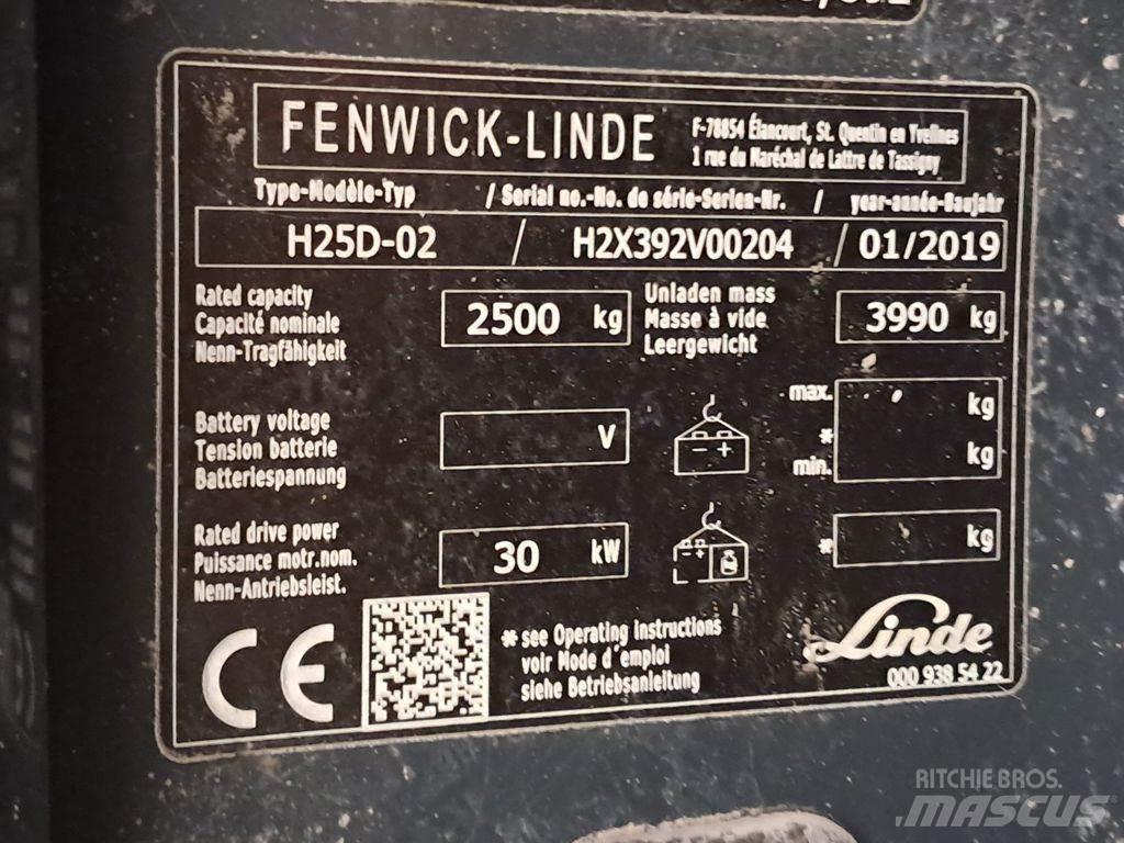 Linde H25D-02 Diesel trucks