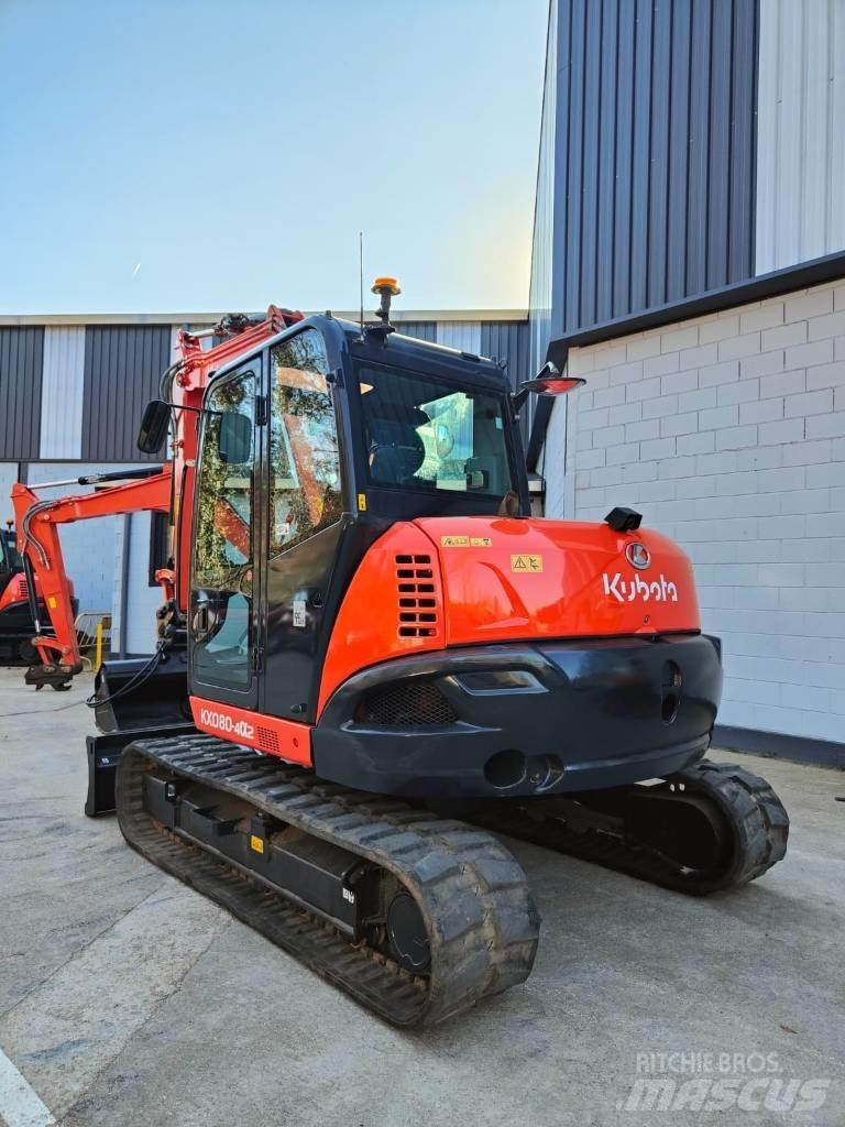 Kubota KX080-4a2 Midi excavators  7t - 12t