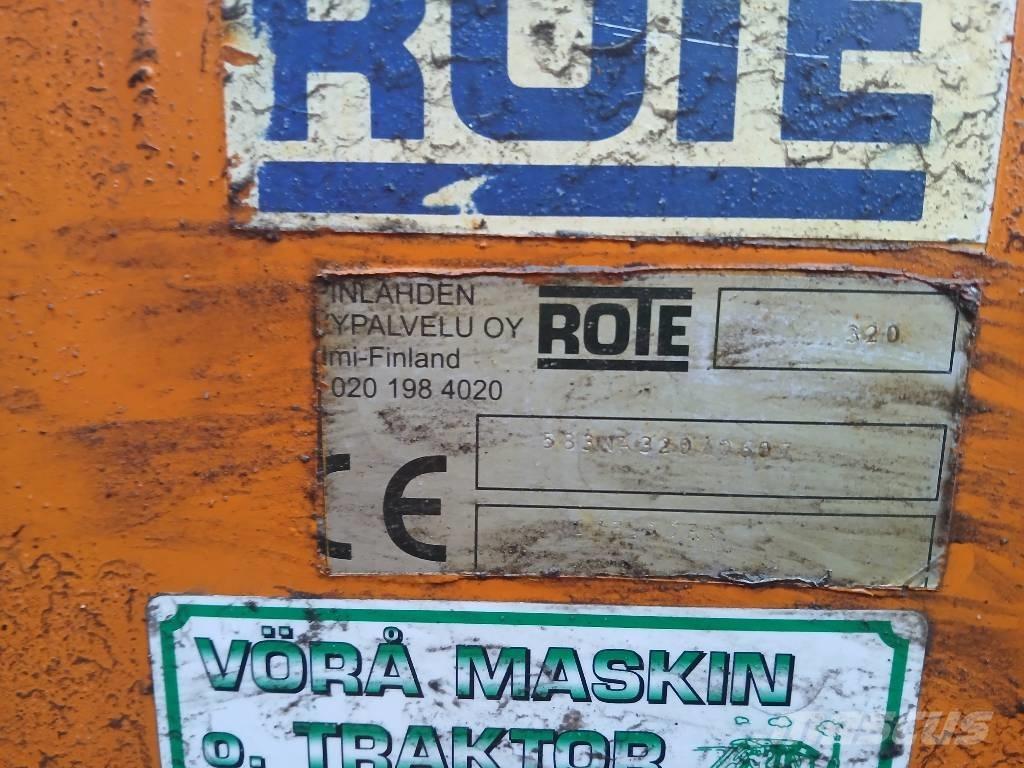 Rote 320 Nivelaura Snow blades and plows