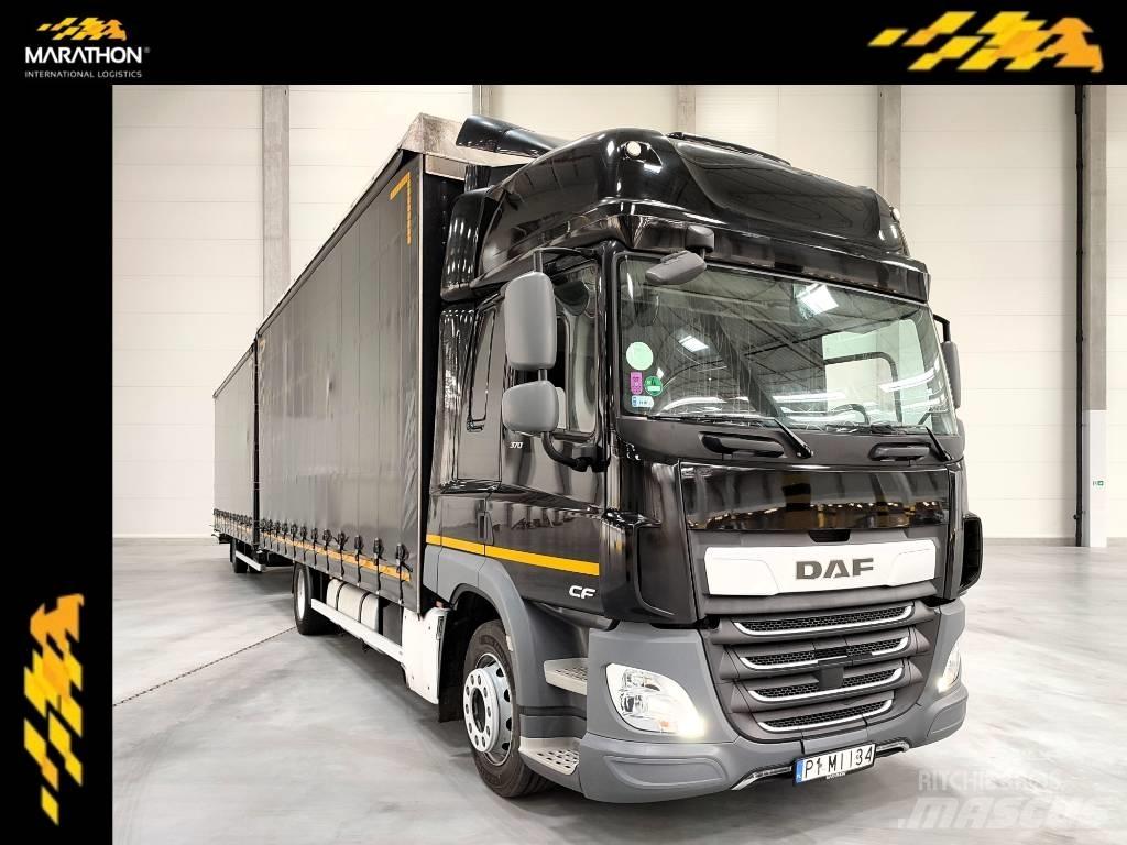DAF CF 370 FA Curtainsider trucks