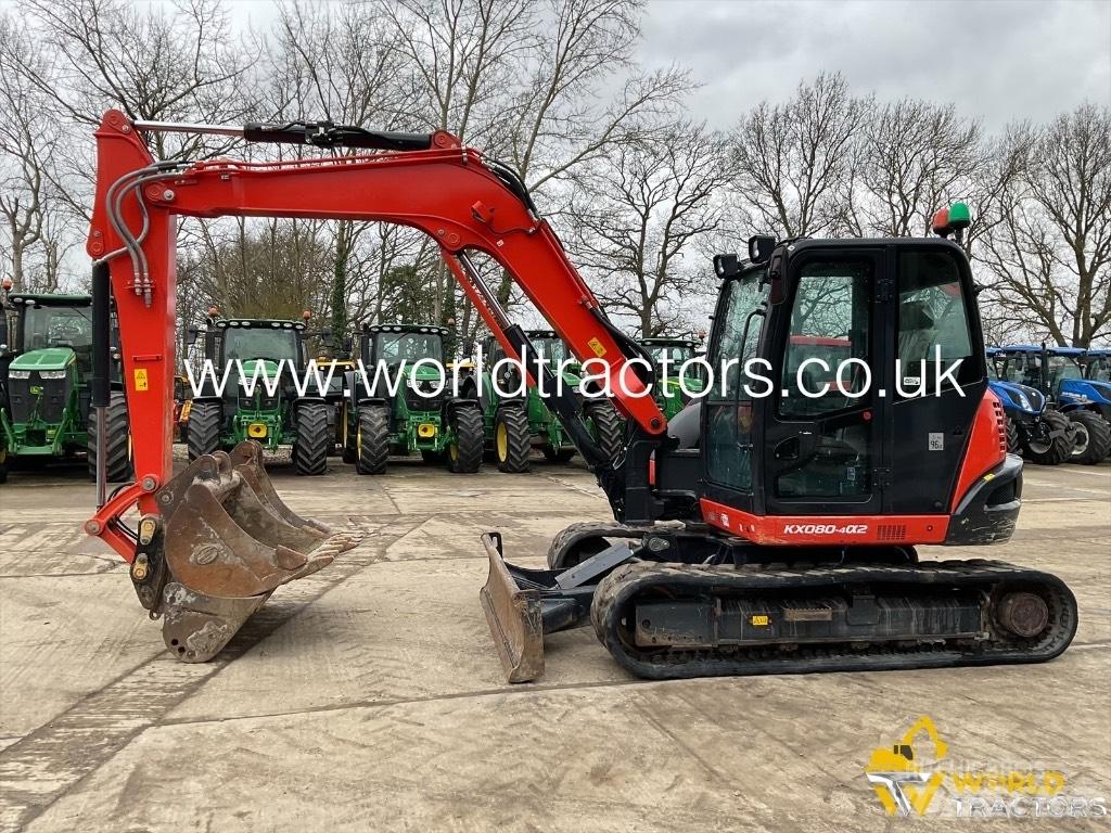 Kubota KX 080-4 Midi excavators  7t - 12t