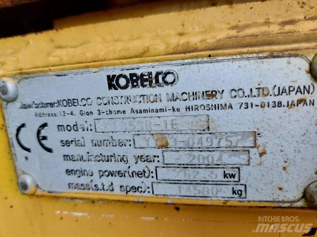 Kobelco SK 135SR Crawler excavators