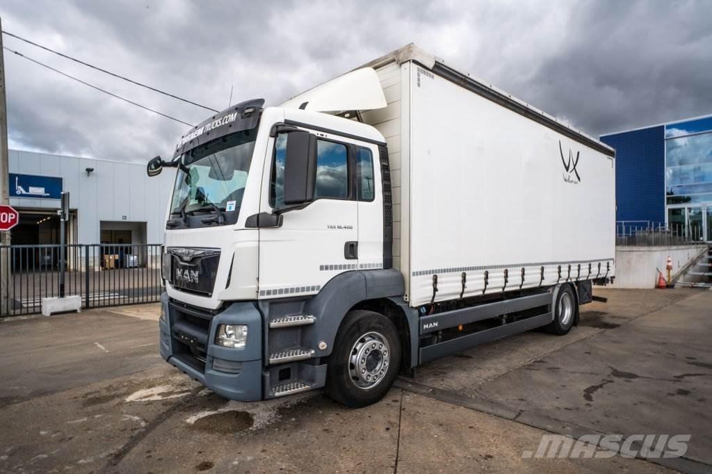 MAN TGS 18.400 BL Curtainsider trucks