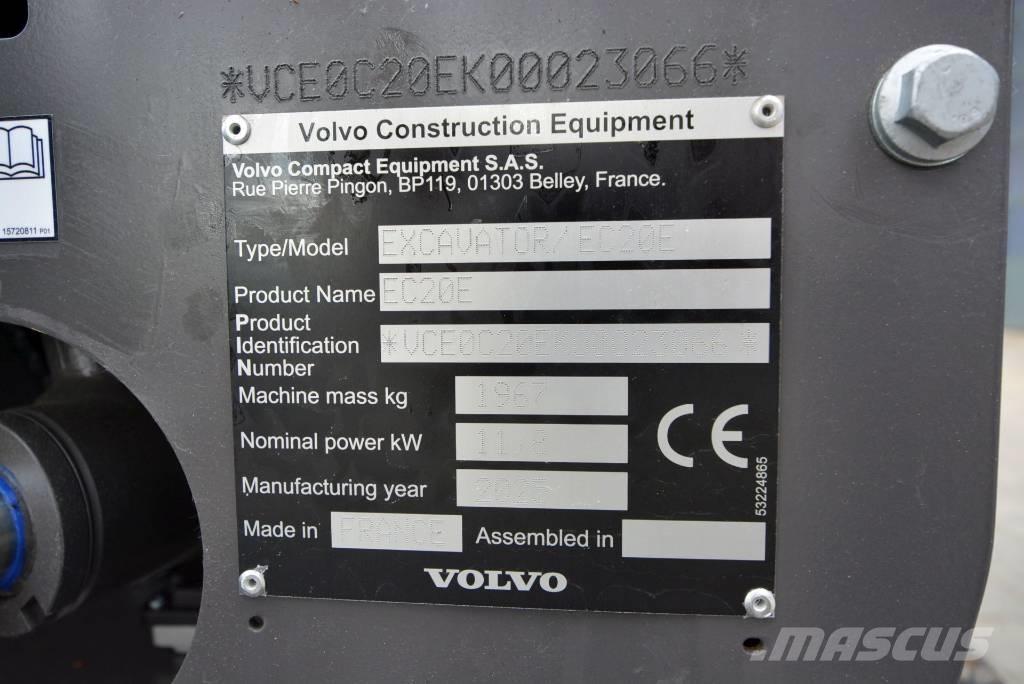 Volvo EC 20 E Mini excavators < 7t (Mini diggers)